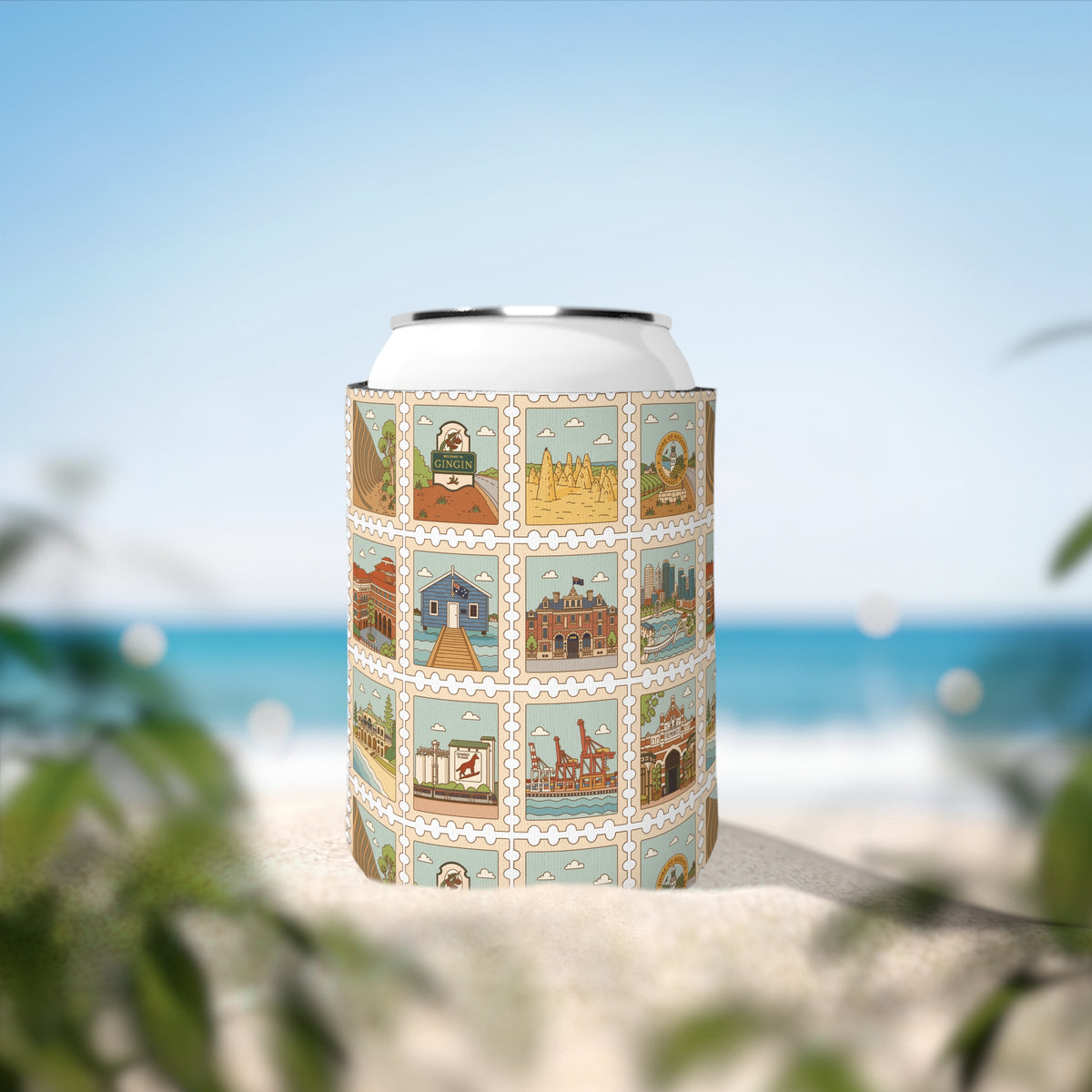 WA Stamp Can Cooler Sleeve