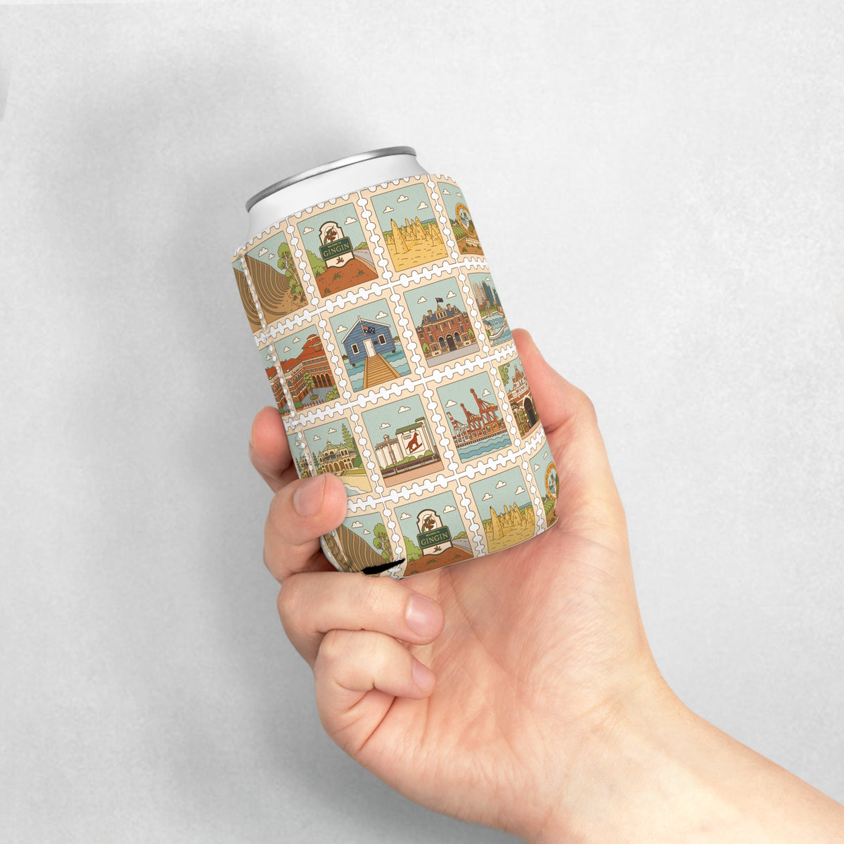 WA Stamp Can Cooler Sleeve