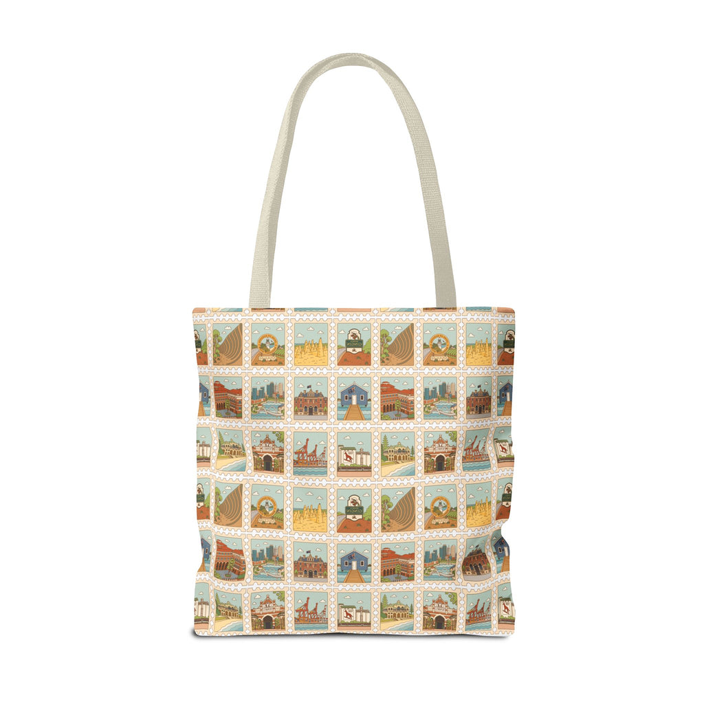WA Stamp Pattern Tote Bag