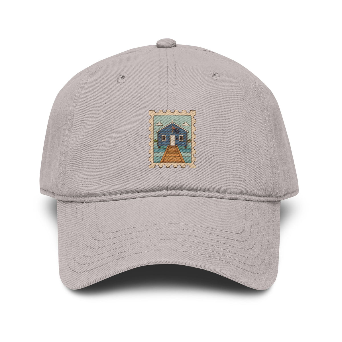 Blue Boat House Washed Baseball Cap