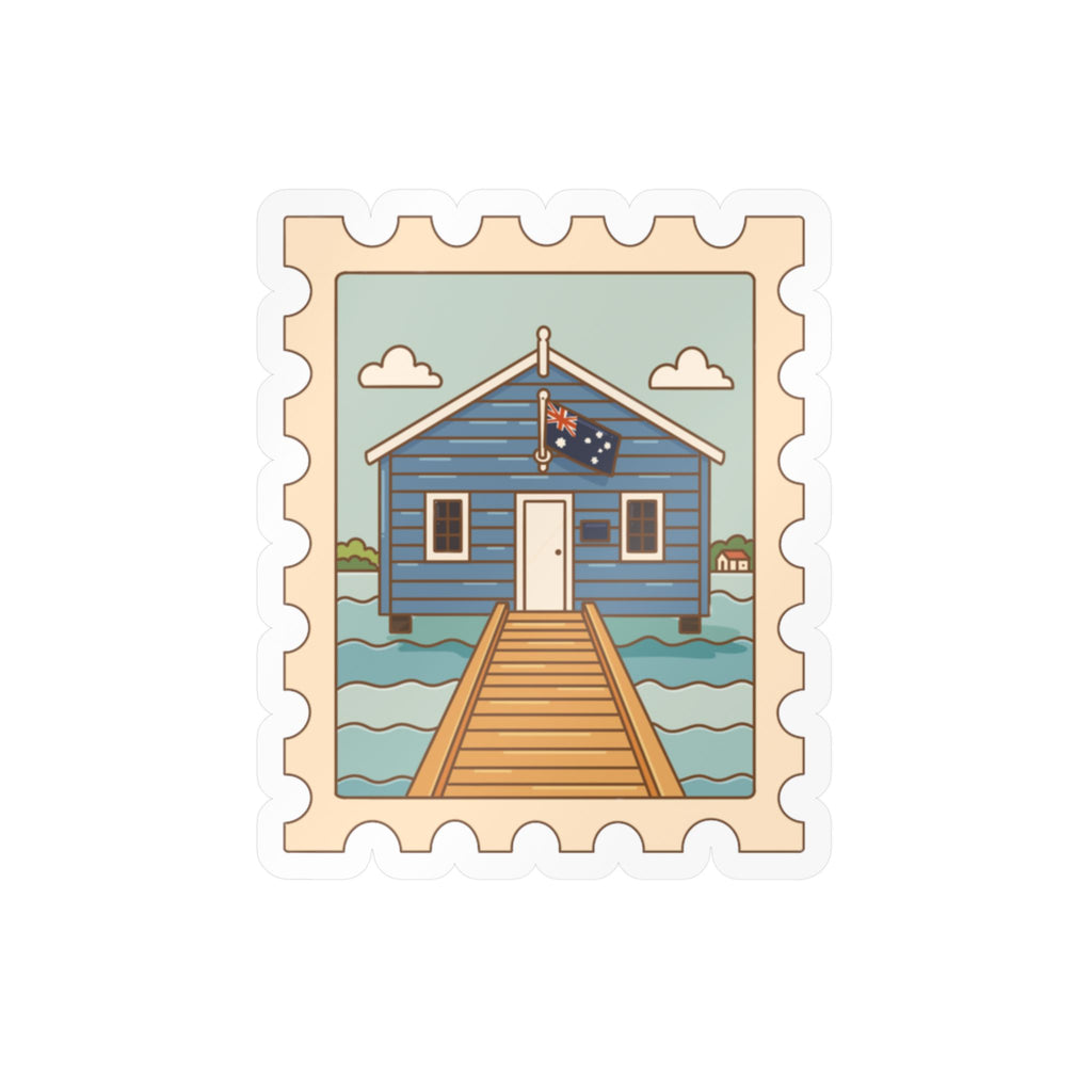 Blue Boat House Crawley Sticker