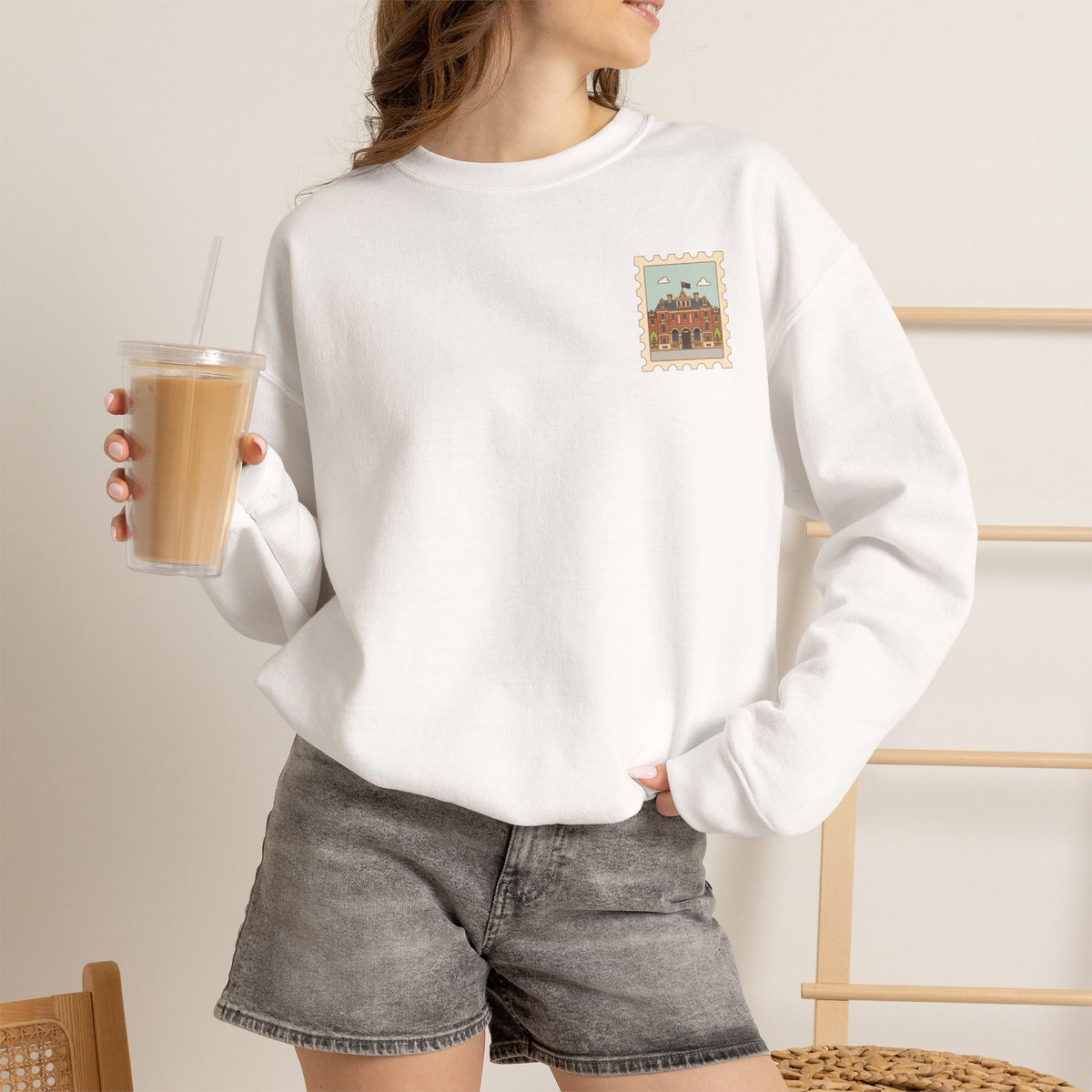 COMO Treasury Building Unisex Crewneck Sweatshirt