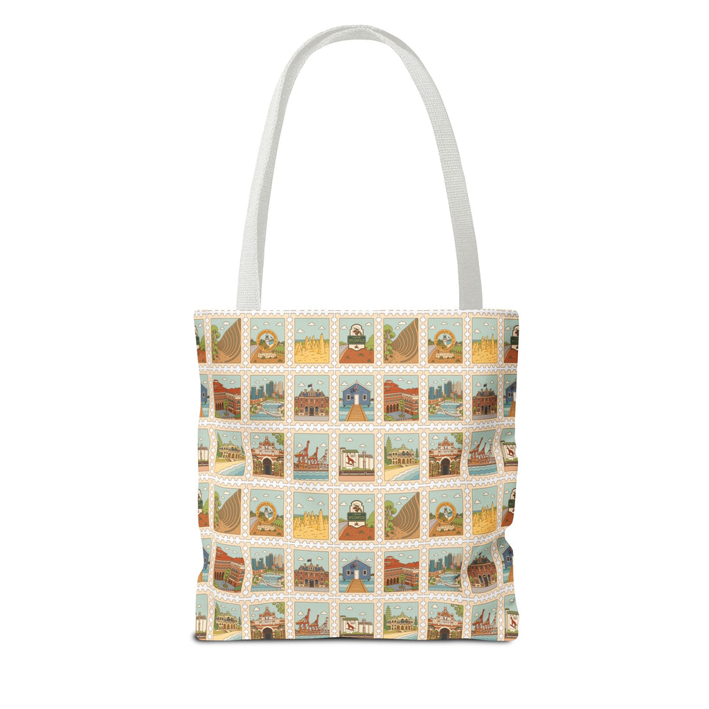 WA Stamp Pattern Tote Bag