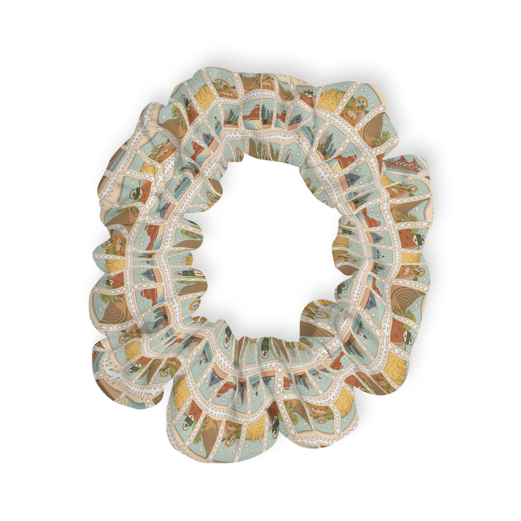 WA Stamp Scrunchie