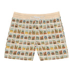 WA Stamp Men's Mid-Length Swim Shorts