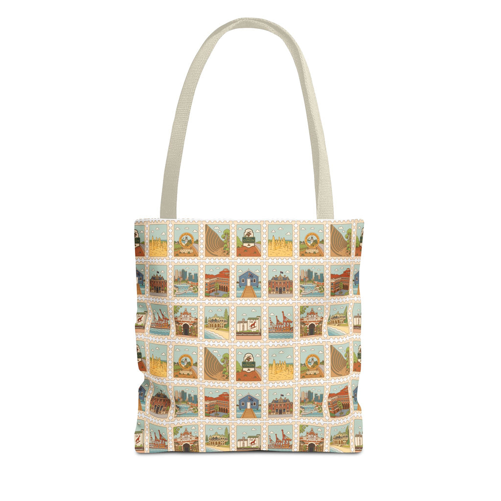 WA Stamp Pattern Tote Bag