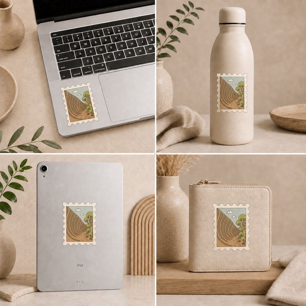 Wave Rock Sticker