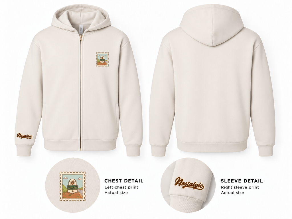Gingin Unisex Full-Zip Hoodie
