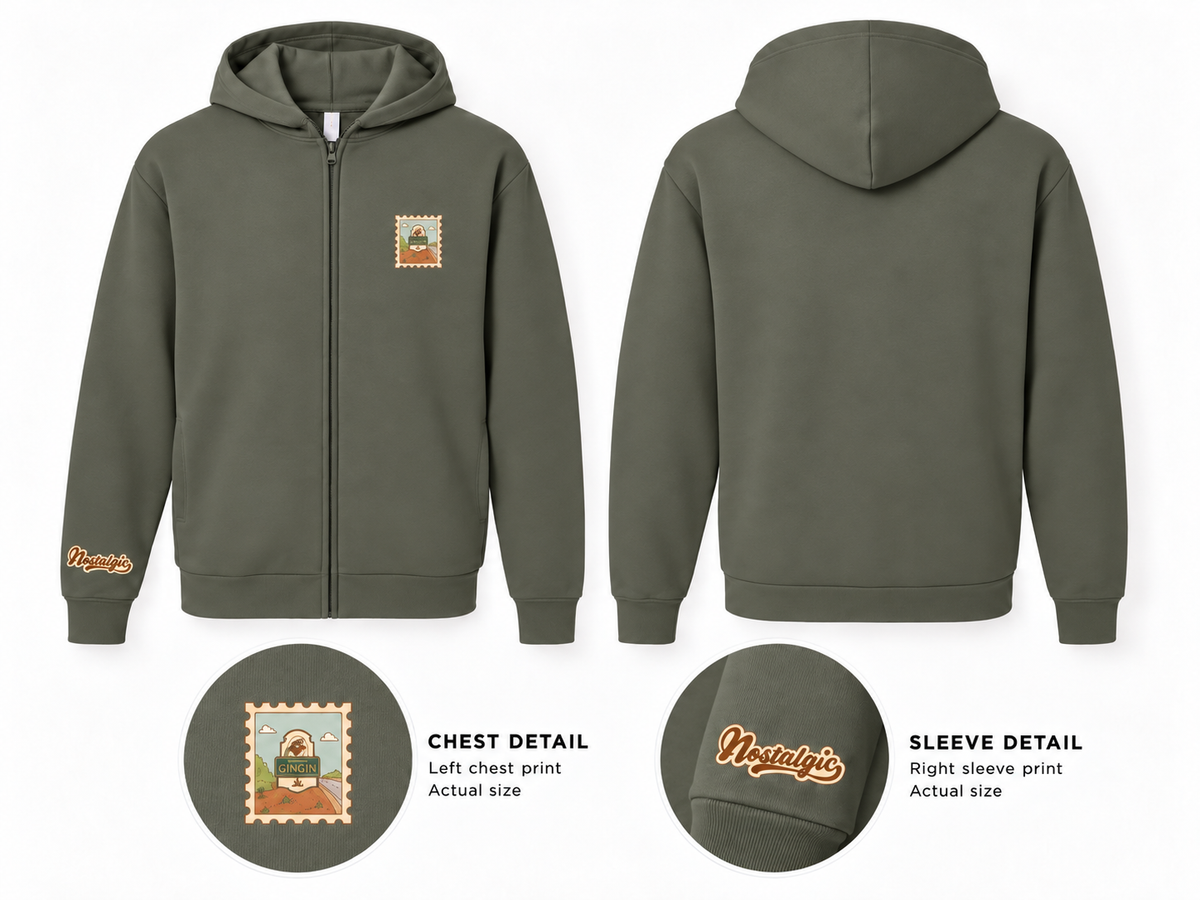 Gingin Unisex Full-Zip Hoodie