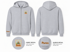 Gingin Unisex Full-Zip Hoodie