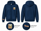 Wave Rock Unisex Full-Zip Hoodie