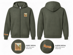Wave Rock Unisex Full-Zip Hoodie