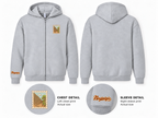Wave Rock Unisex Full-Zip Hoodie