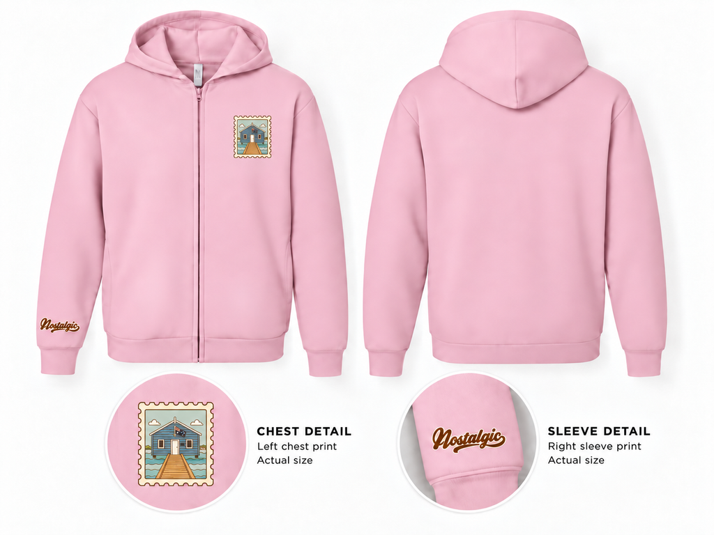Blue Boat House Unisex Full-Zip Hoodie