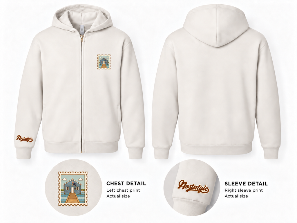 Blue Boat House Unisex Full-Zip Hoodie