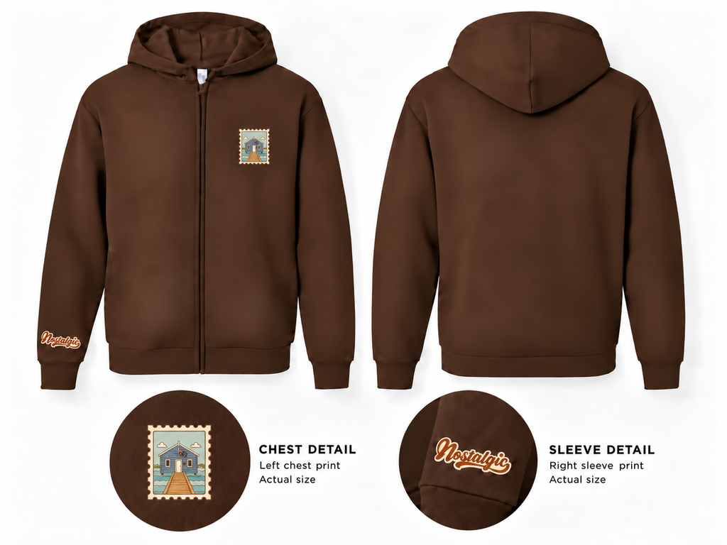 Blue Boat House Unisex Full-Zip Hoodie