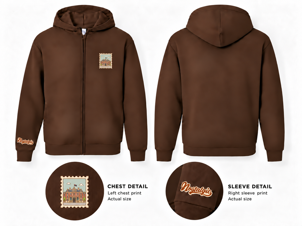 COMO Treasury Building Unisex Full-Zip Hoodie