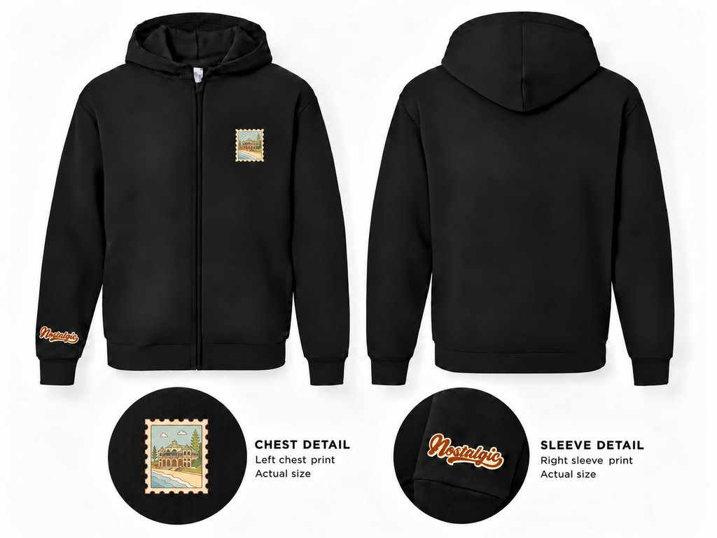 The Indiana Teahouse Unisex Full-Zip Hoodie