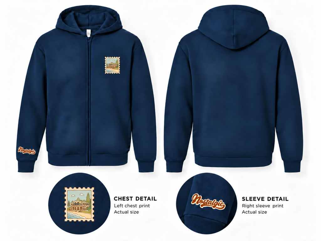 The Indiana Teahouse Unisex Full-Zip Hoodie