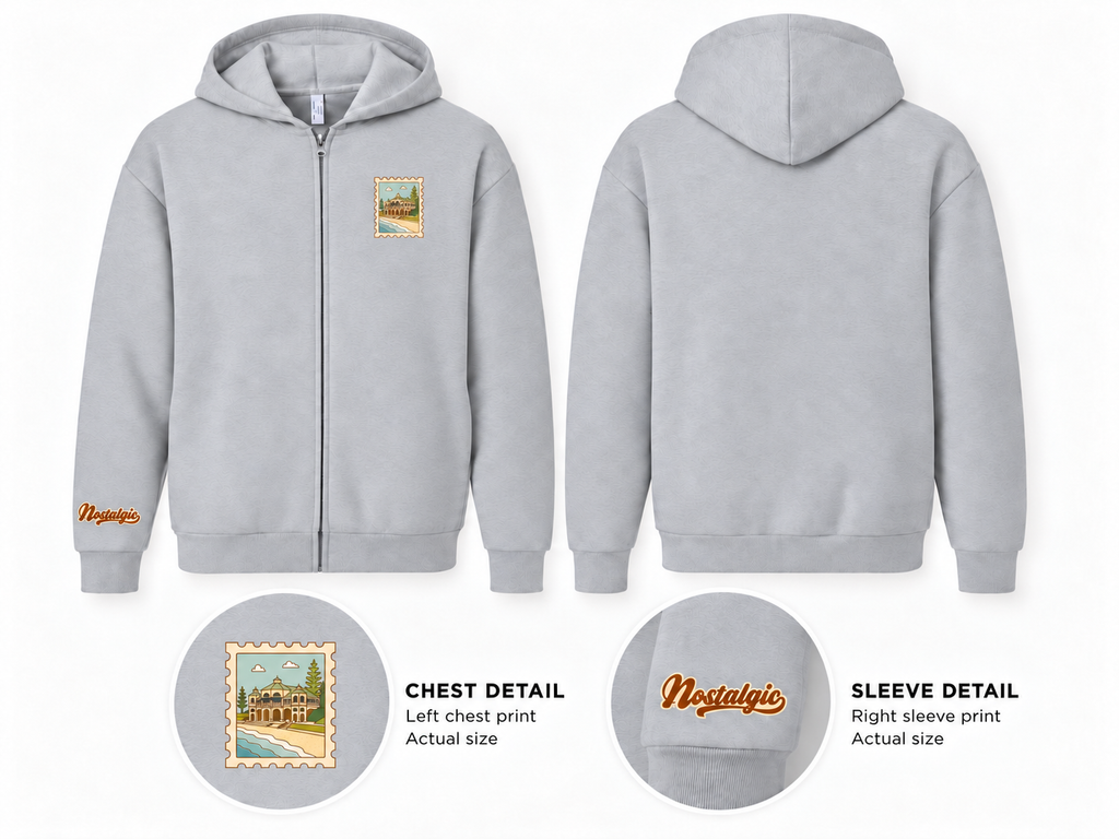The Indiana Teahouse Unisex Full-Zip Hoodie