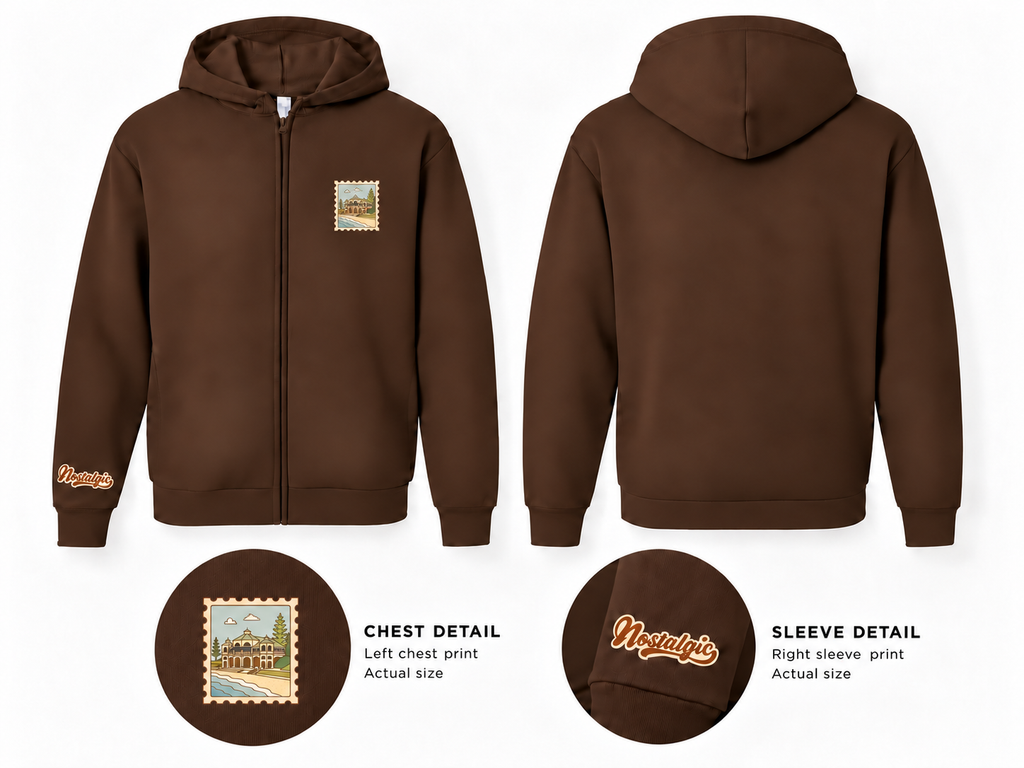 The Indiana Teahouse Unisex Full-Zip Hoodie