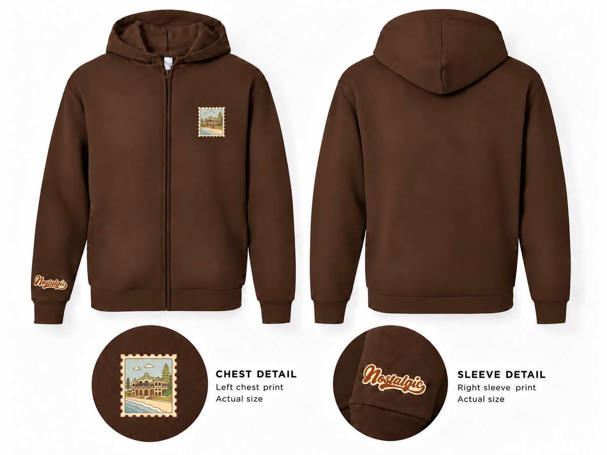 The Indiana Teahouse Unisex Full-Zip Hoodie