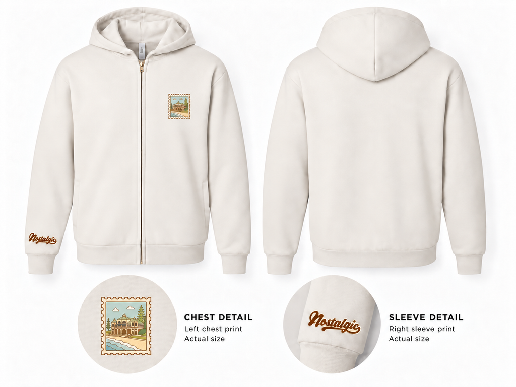 The Indiana Teahouse Unisex Full-Zip Hoodie