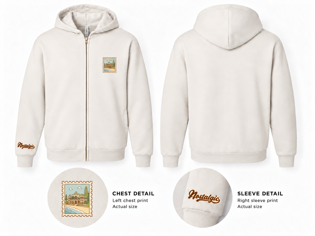 The Indiana Teahouse Unisex Full-Zip Hoodie