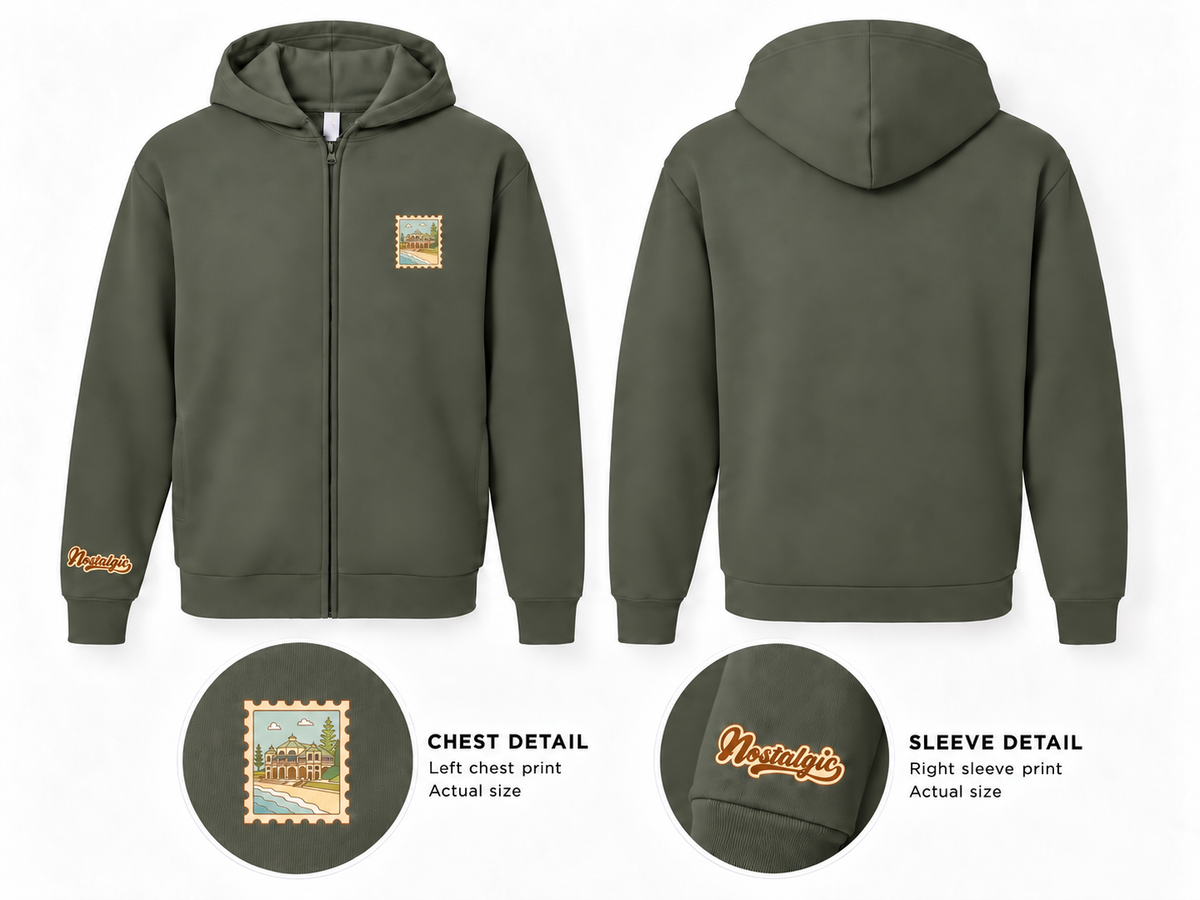 The Indiana Teahouse Unisex Full-Zip Hoodie