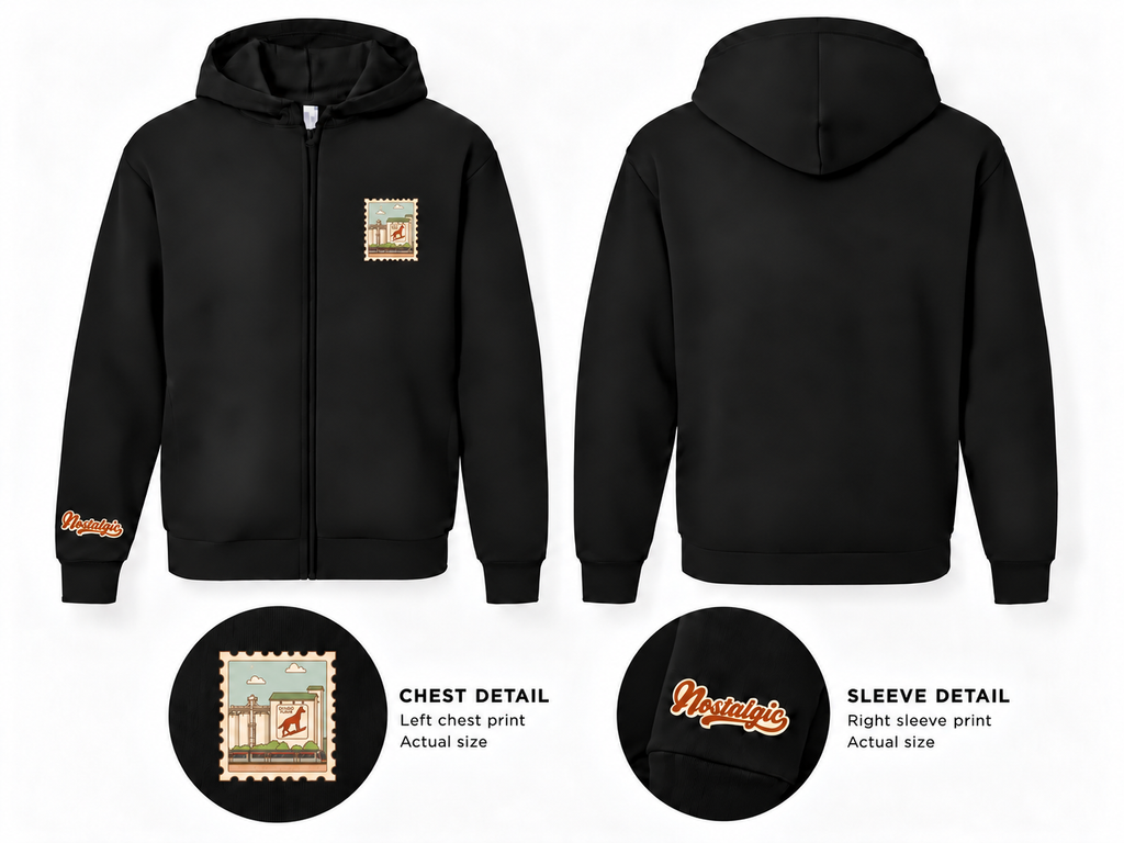 Dingo Flour Mill Unisex Full-Zip Hoodie