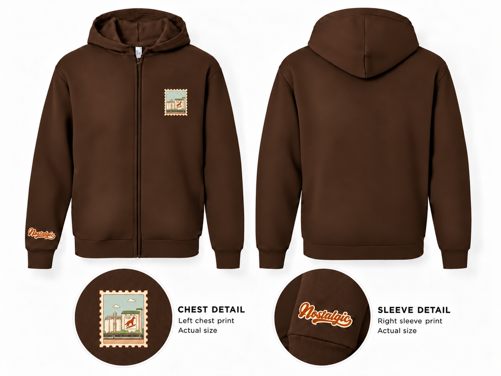 Dingo Flour Mill Unisex Full-Zip Hoodie