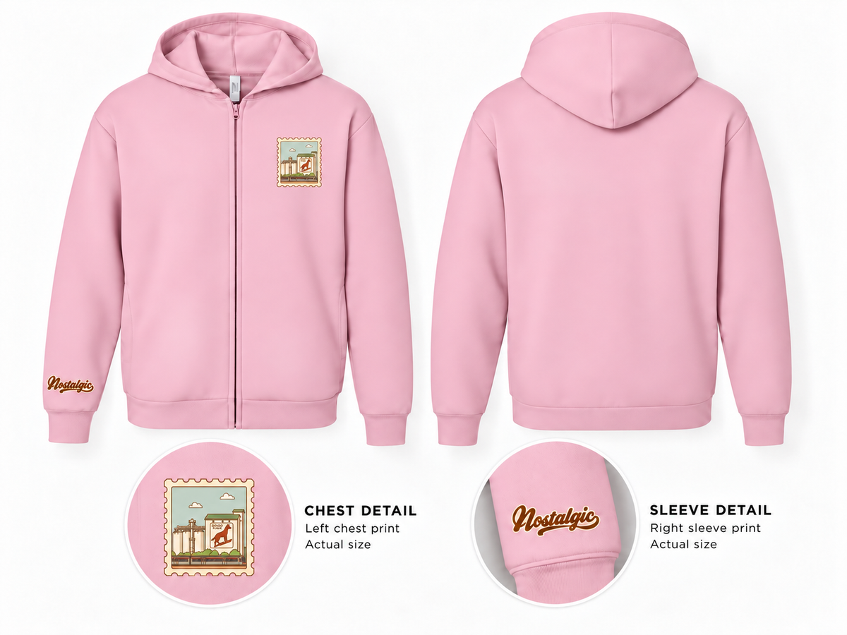 Dingo Flour Mill Unisex Full-Zip Hoodie