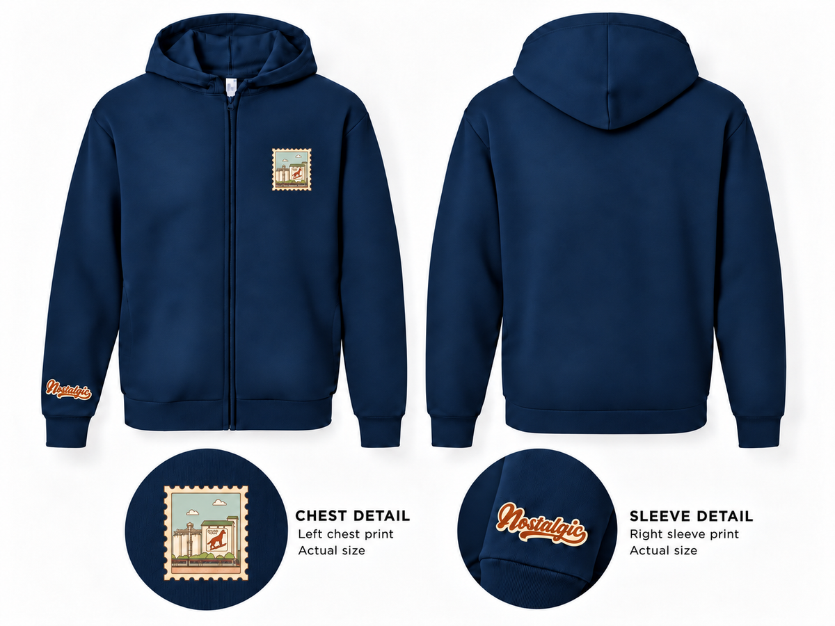 Dingo Flour Mill Unisex Full-Zip Hoodie