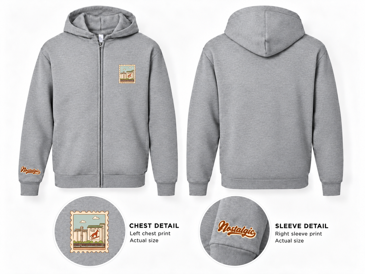 Dingo Flour Mill Unisex Full-Zip Hoodie