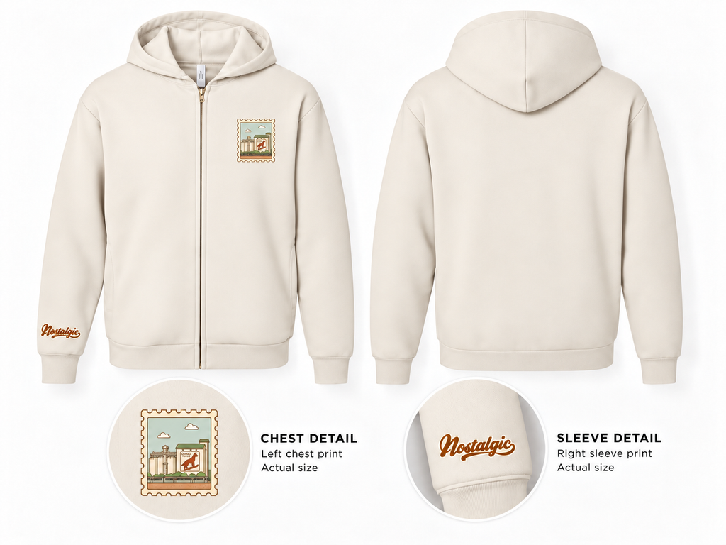 Dingo Flour Mill Unisex Full-Zip Hoodie