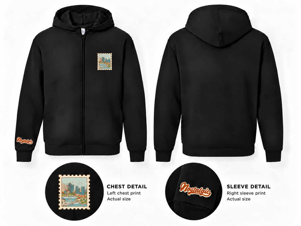 Elizabeth Quay Unisex Full-Zip Hoodie