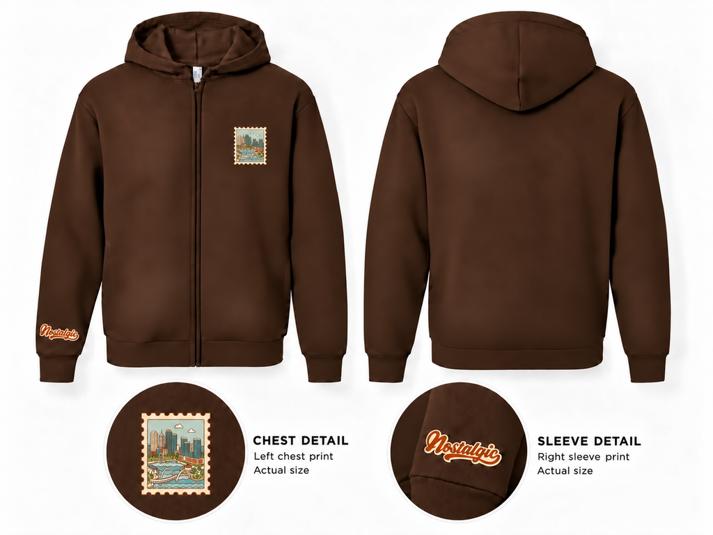 Elizabeth Quay Unisex Full-Zip Hoodie