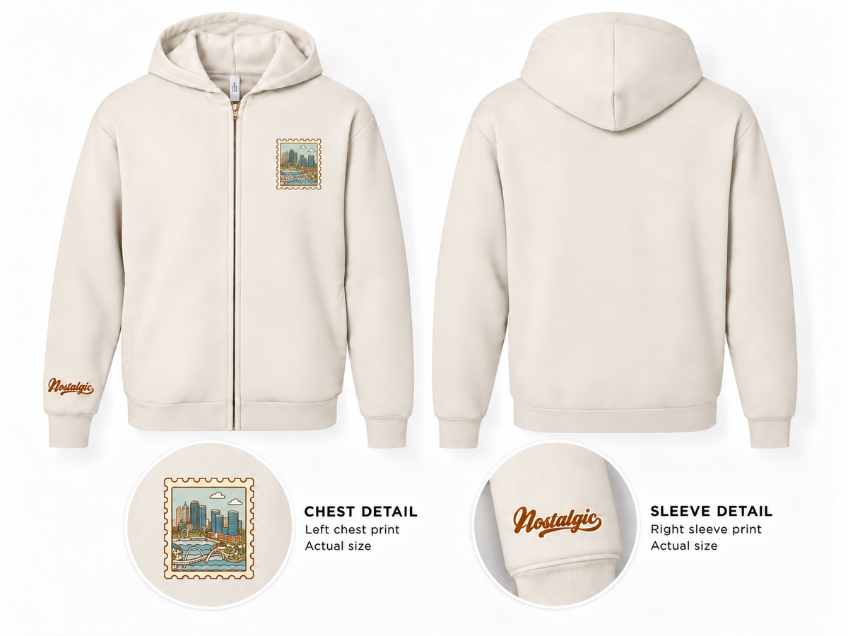 Elizabeth Quay Unisex Full-Zip Hoodie