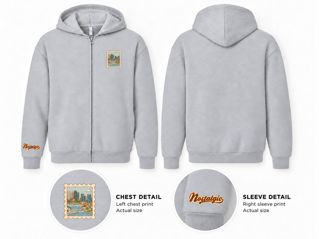 Elizabeth Quay Unisex Full-Zip Hoodie