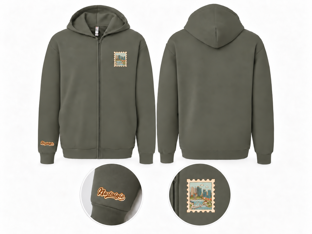 Elizabeth Quay Unisex Full-Zip Hoodie