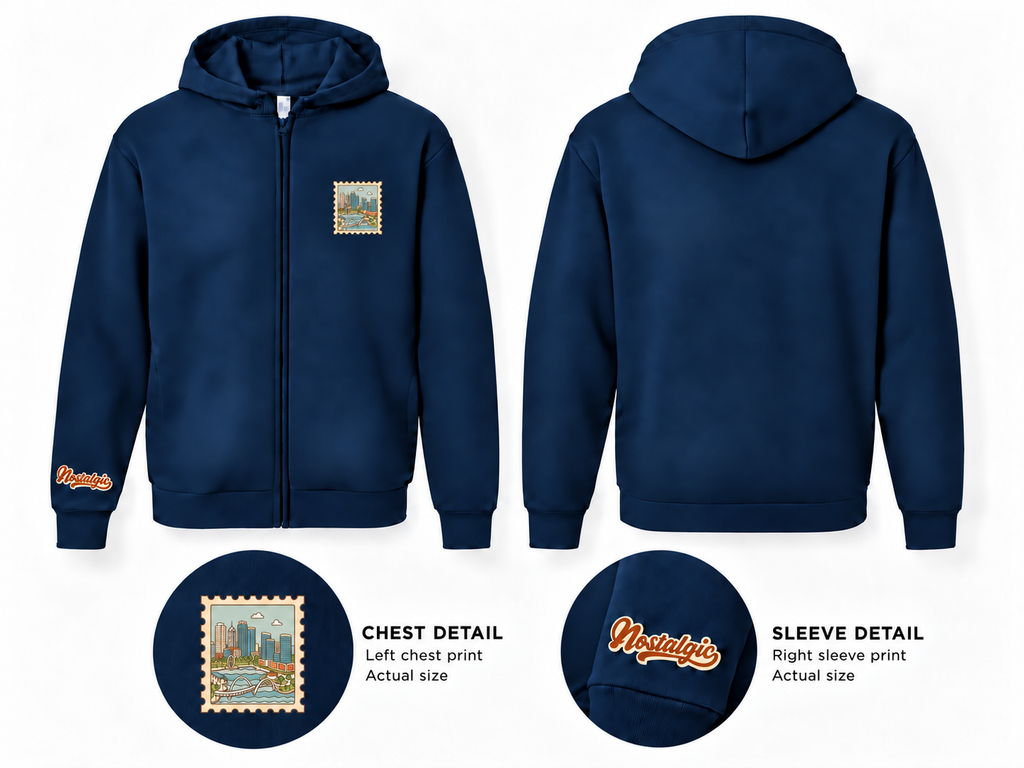 Elizabeth Quay Unisex Full-Zip Hoodie