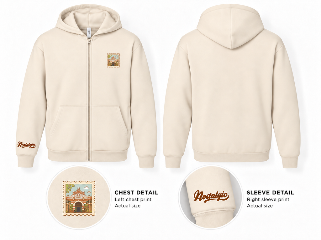 Fremantle Markets Unisex Full-Zip Hoodie