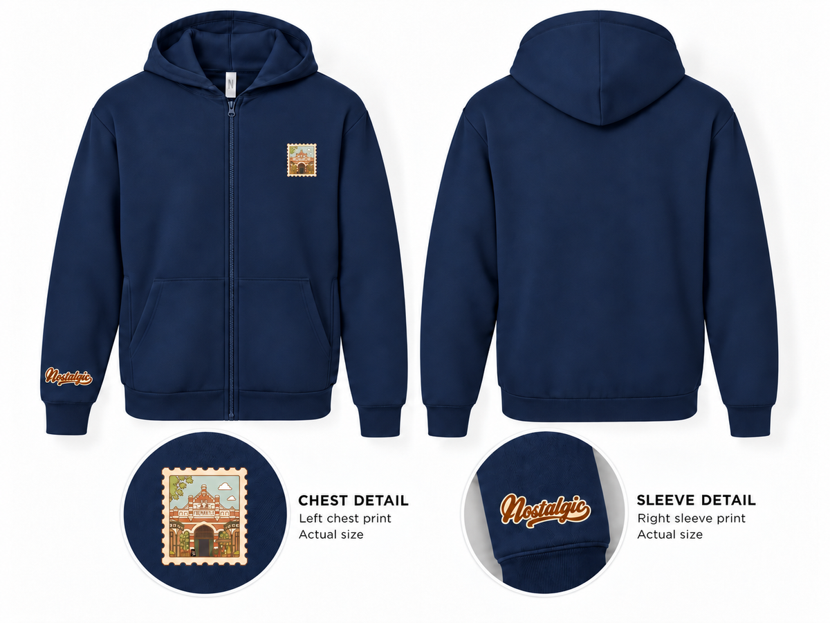 Fremantle Markets Unisex Full-Zip Hoodie
