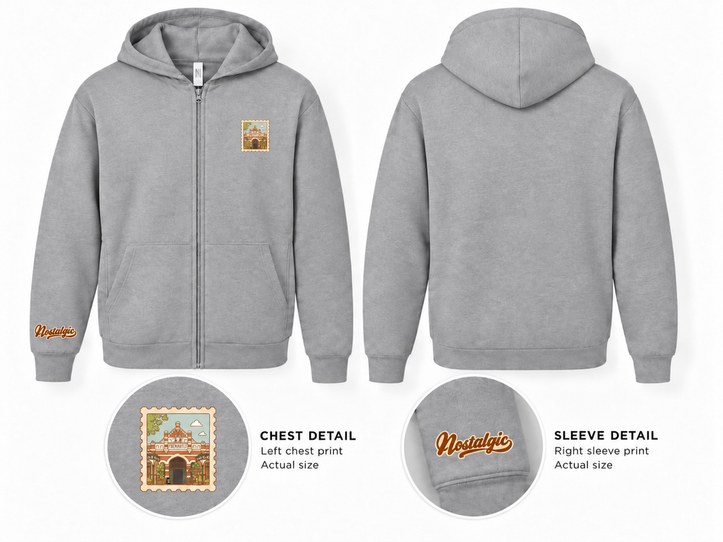 Fremantle Markets Unisex Full-Zip Hoodie