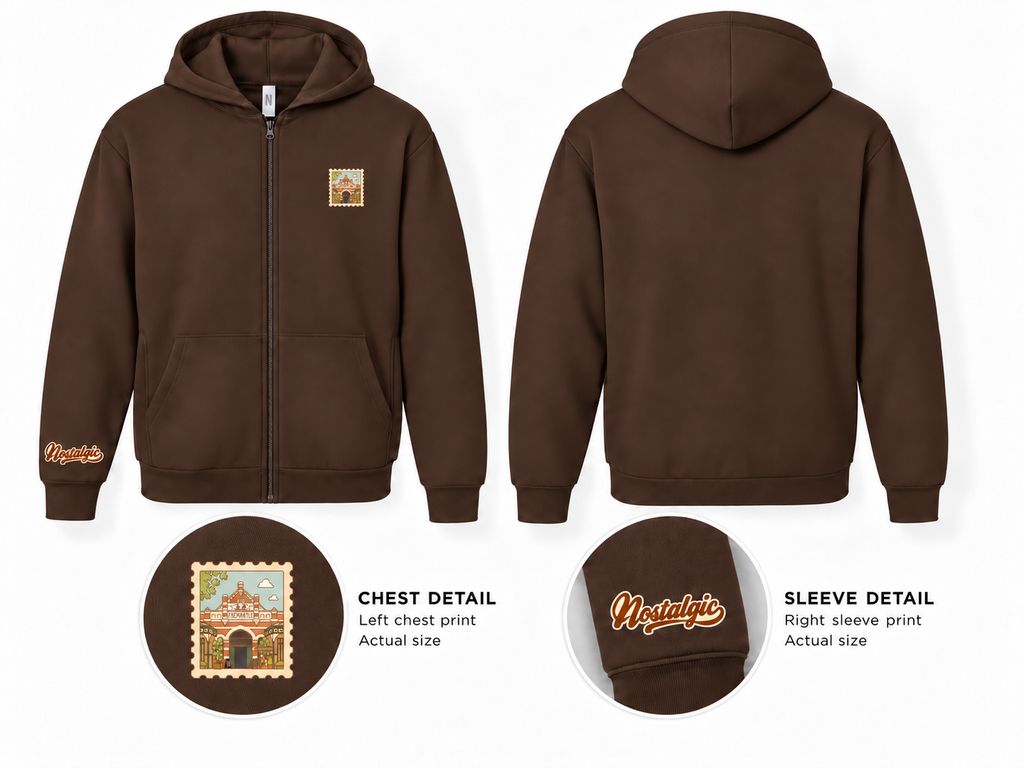 Fremantle Markets Unisex Full-Zip Hoodie