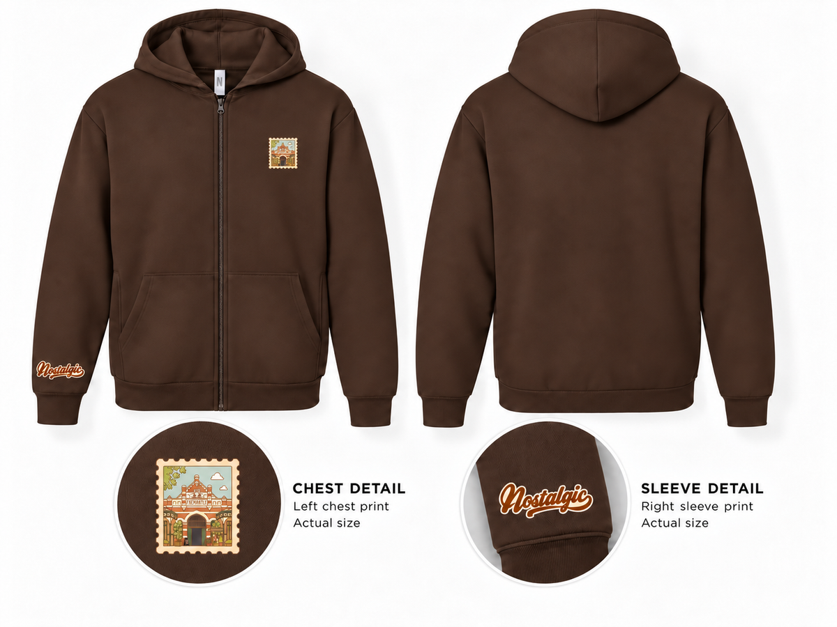 Fremantle Markets Unisex Full-Zip Hoodie