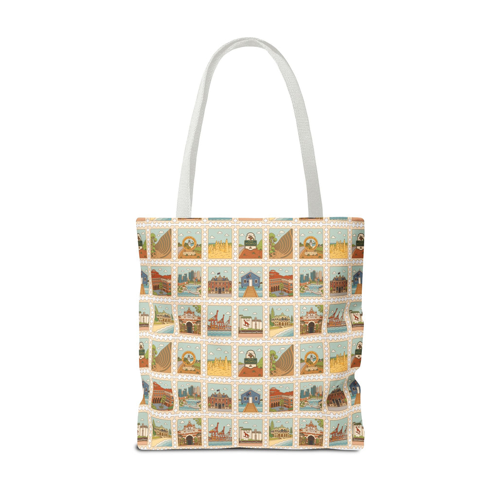 WA Stamp Pattern Tote Bag