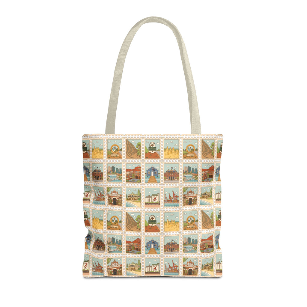 WA Stamp Pattern Tote Bag