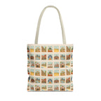WA Stamp Pattern Tote Bag