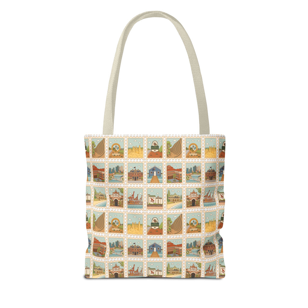 WA Stamp Pattern Tote Bag